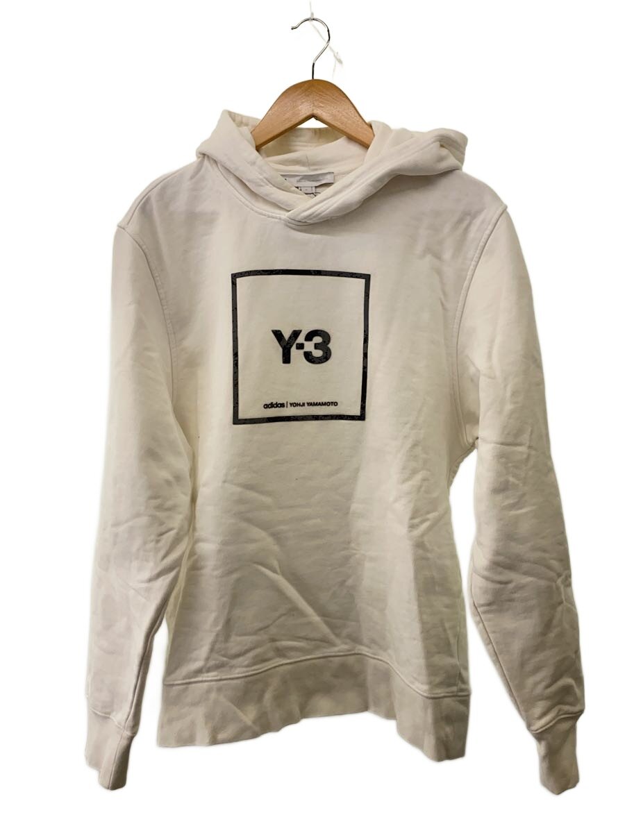 【中古】Y-3◆パーカー/SQ LBL GRPHC HODIE/M/綿織物/WHT/GV6054/【メンズウェア】