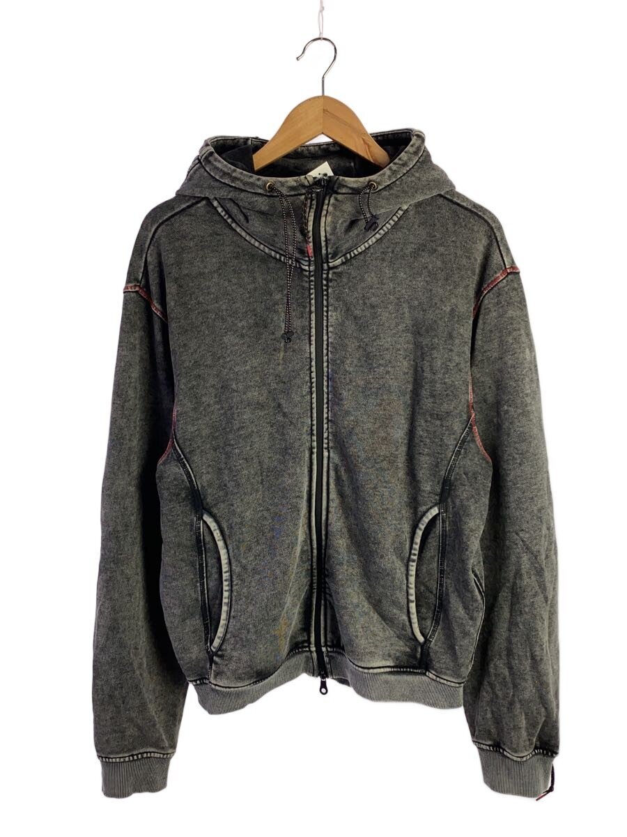 【中古】DIESEL◆ジップパーカー/S/綿織物/GRY/A15441【メンズウェア】