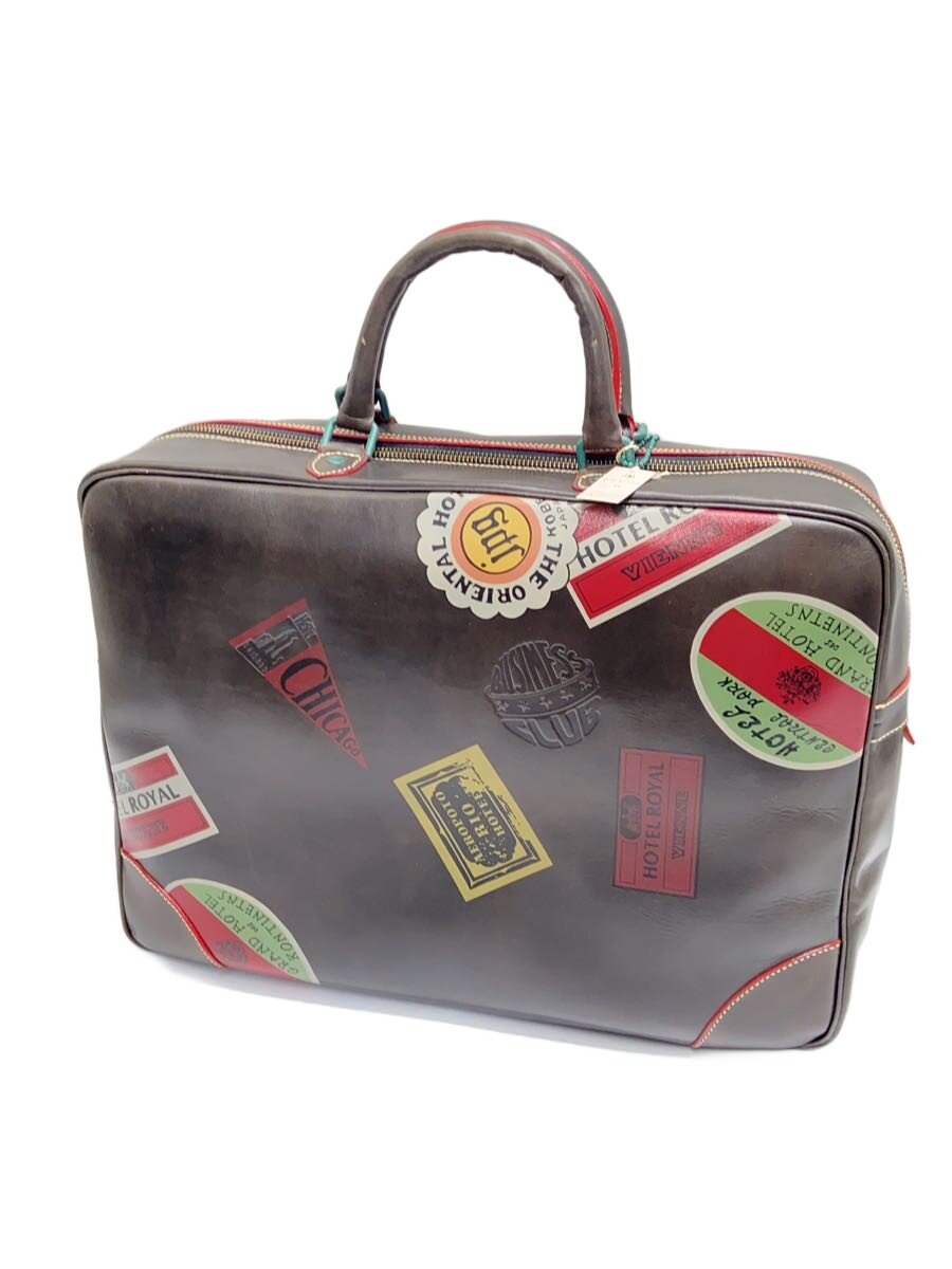 【中古】Jean Paul Gaultier◆ボストンバッグ/--/BRW/HOTEL ROYAL【御徒面子】