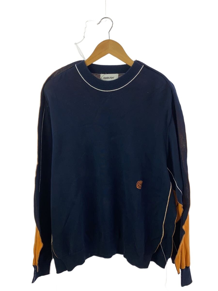 【中古】AMBUSH◆21SS/オーバーサイズニット/M/コットン/NVY/無地/12112665【メンズウェア】|2nd STREET 店