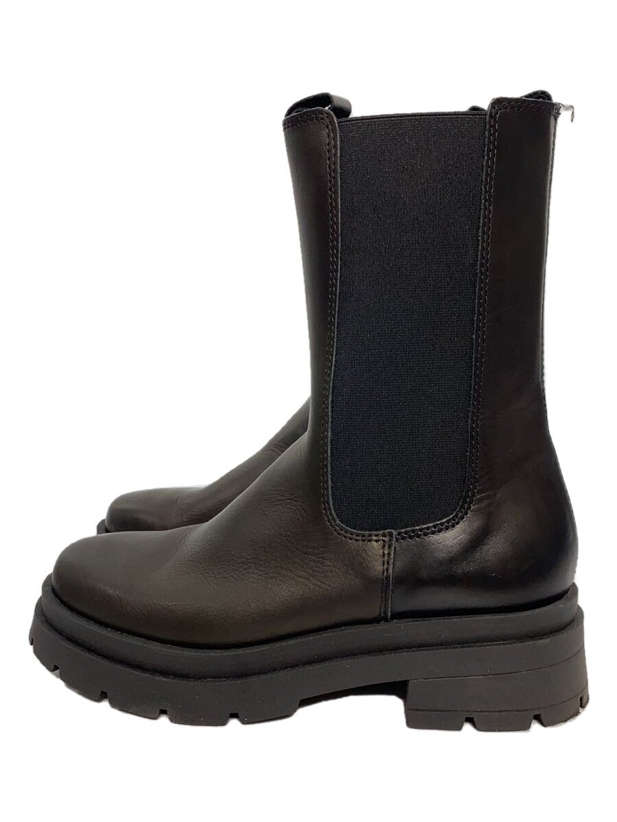 【中古】ENESS◆サイドゴアブーツ/38/BLK/レザー【シューズ】|2nd STREET 店
