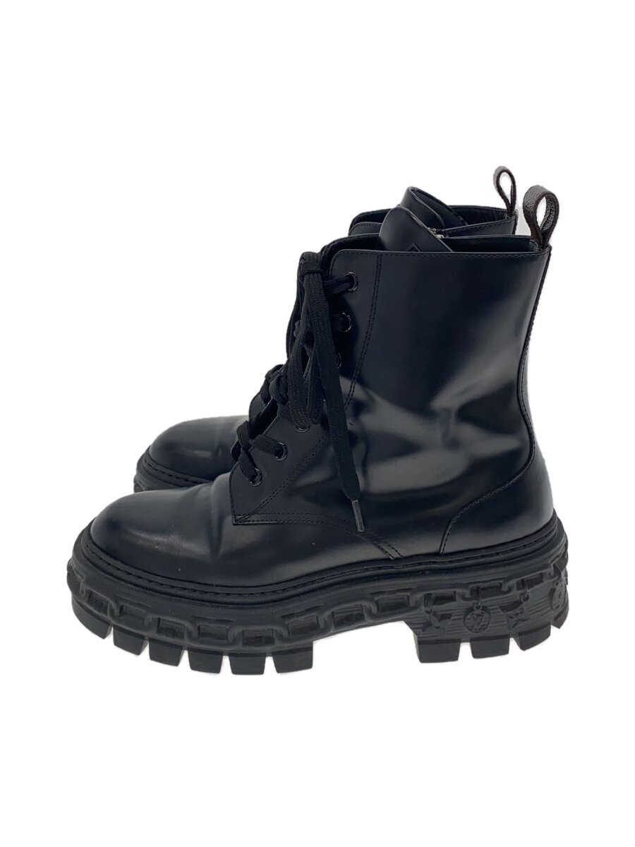 【中古】LOUIS VUITTON◆ブーツ/36.5/BLK【シューズ】