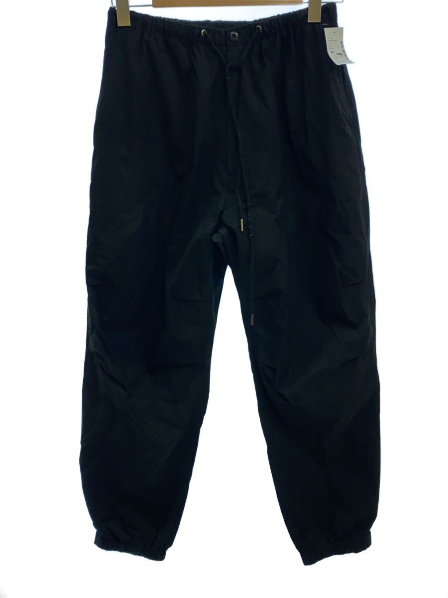 【中古】BURK/Steven Alan別注/OVER PANTS/下つ方/L/ポリエステル/BLK/BK1-PT-UA【メンズウェア】