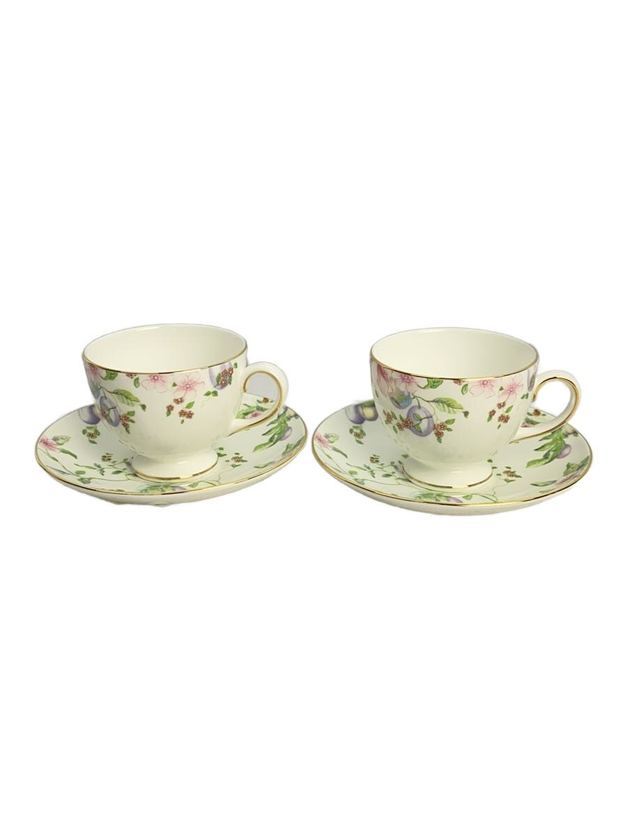 【中古】WEDGWOOD◆カップ&ソーサー/4点セット/WHT【キッチン用品】