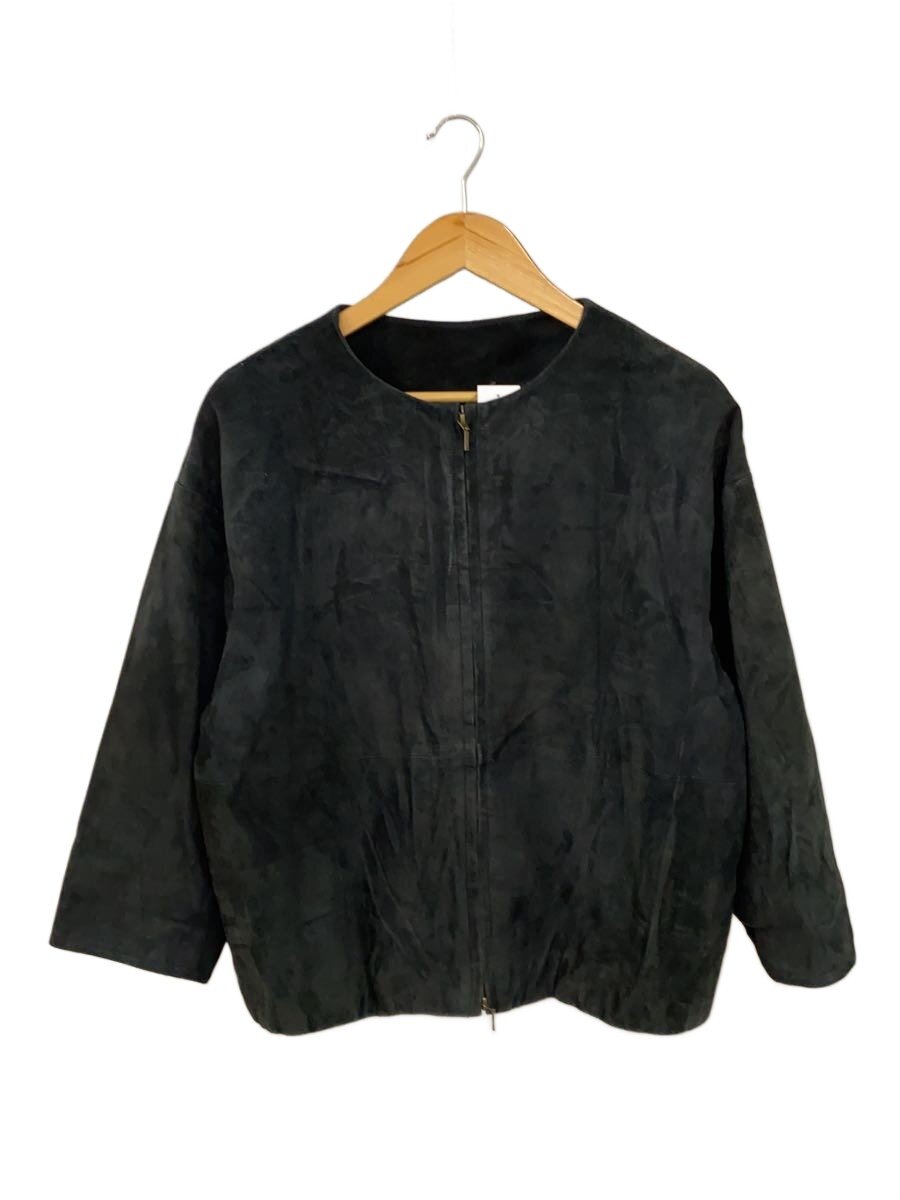 【中古】BEARDSLEY(BEARDSLEY GALLARDAGALANTE)◆なめし革上衣・上衣/FREE/野羊革/BLK/スウェード/BA17B0070030100//【レディース御召しもの】