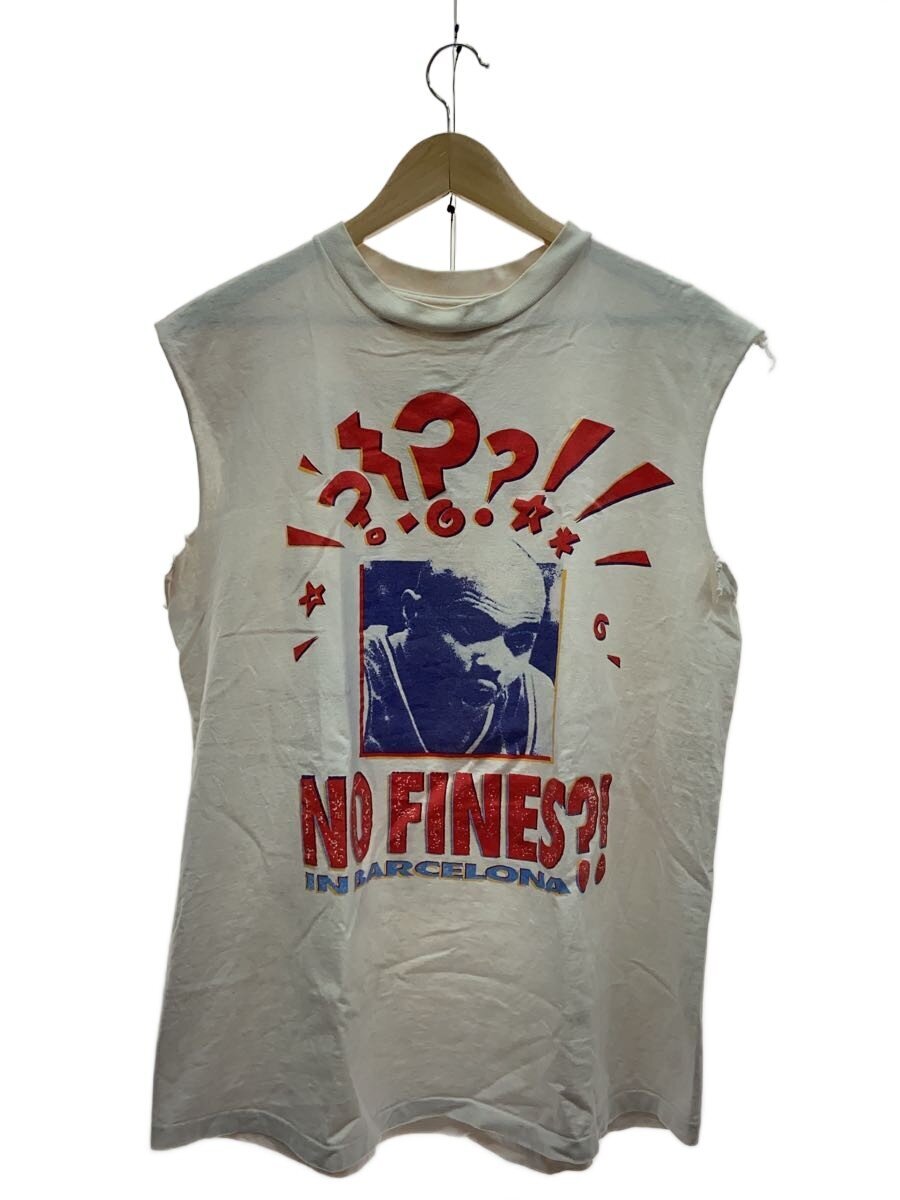 【中古】NIKE◆90s/NOFINES/USA製/貯蔵タンクいの一番/XL/綿織物/WHT【メンズウェア】