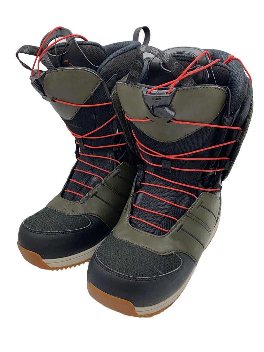 【中古】salomon◆スノーボードブーツ/27.5cm/クイックレーシング/KHK/187982【スポーツ】