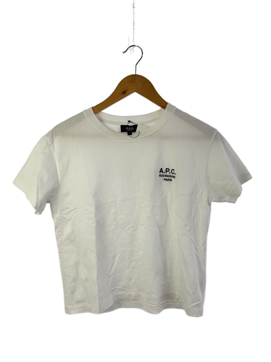 【中古】A.P.C.◆ティーシャツ/S/綿織物/WHT/25085-1-98261/BOXY FIT//【レディース御召しもの】