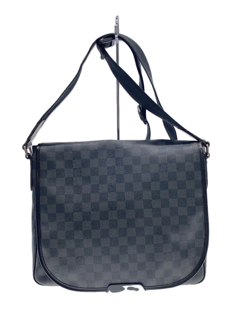 【中古】LOUIS VUITTON◆ダニエルMM_ダミエ・グラフィット_BLK/PVC/BLK【御徒面子】