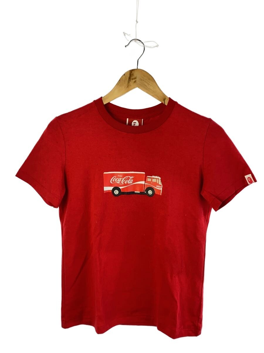 【中古】A BATHING APE◆プルオーバー/S/綿織物/RED/無地【メンズウェア】