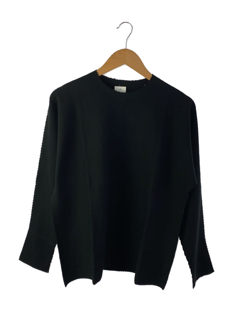 【中古】ISSEY MIYAKE◆長袖カットソー/1/綿織物/BLK/AT55KK424【レディースお召しもの】