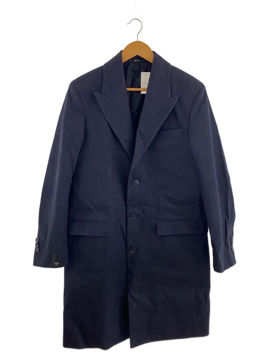 【中古】FENDI◆チェスターコート/46/ジーンズ/インディゴ//【メンズウェア】