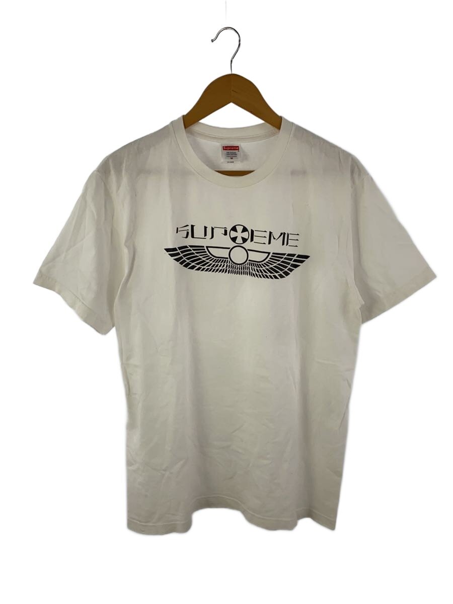 【中古】Supreme◆25SS/Wings Tee/M/綿織物/WHT/刷り上げる【メンズウェア】