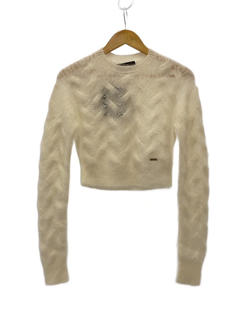 【中古】DSQUARED2◆ニット・セーター(厚手)/XS/モヘア/WHT/S72HA1172【レディースウェア】｜2ｎｄ STREET 店