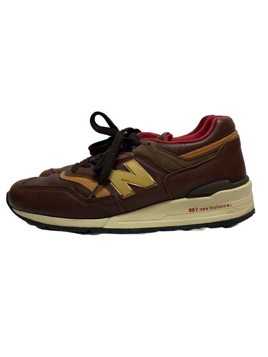 【中古】NEW BALANCE◆M997/赤銅色/Made インチ USA/27.5糎/BRW【シューズ】