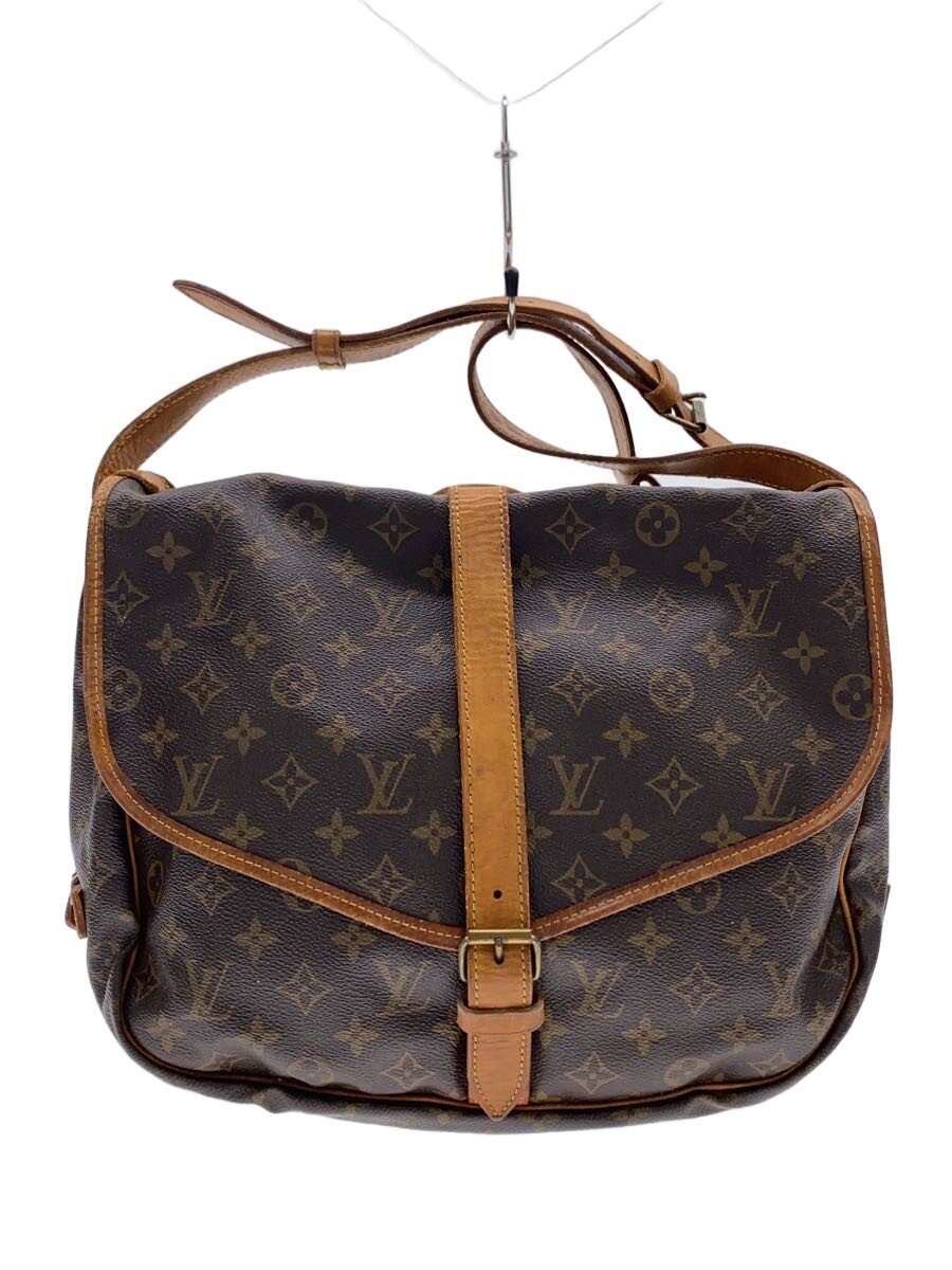 【中古】LOUIS VUITTON◆ランドネPM_モノグラム・帆布/PVC/BRW//【御徒面子】