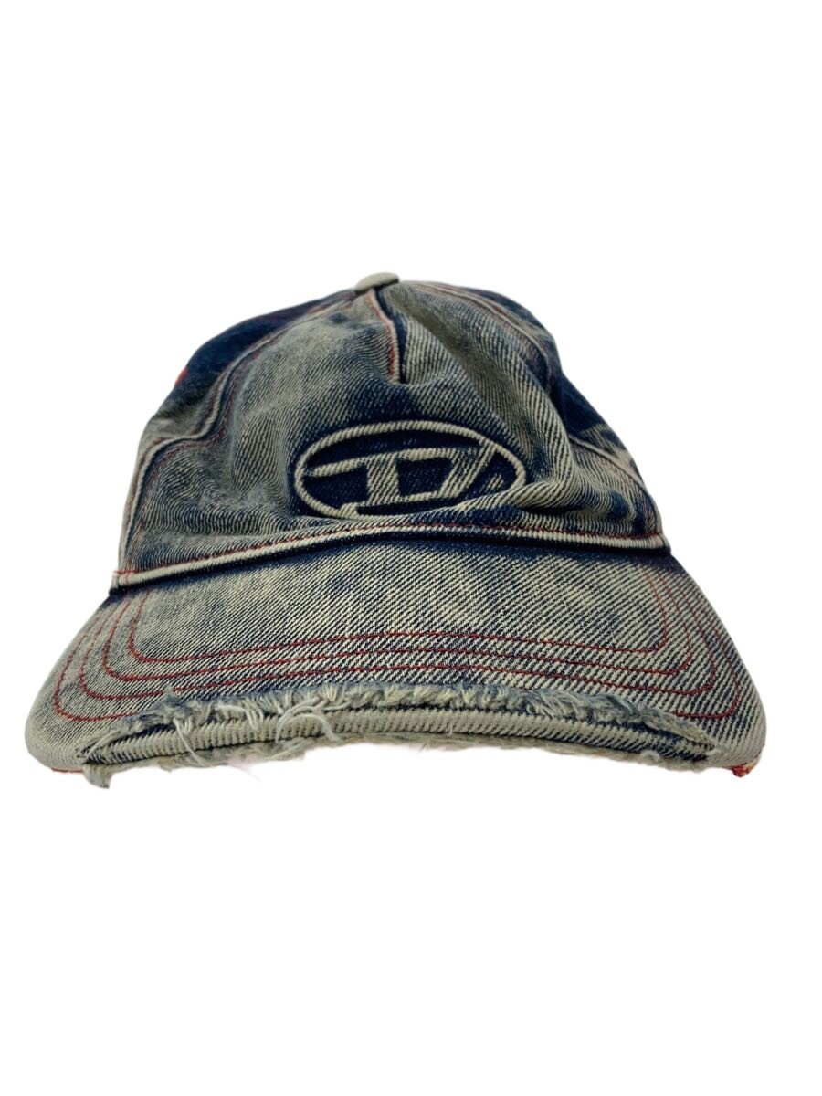 【中古】DIESEL◆デニムロゴキャップ/II/綿織物/IDG/メンズ/C-SEYMON【服飾雑貨他】