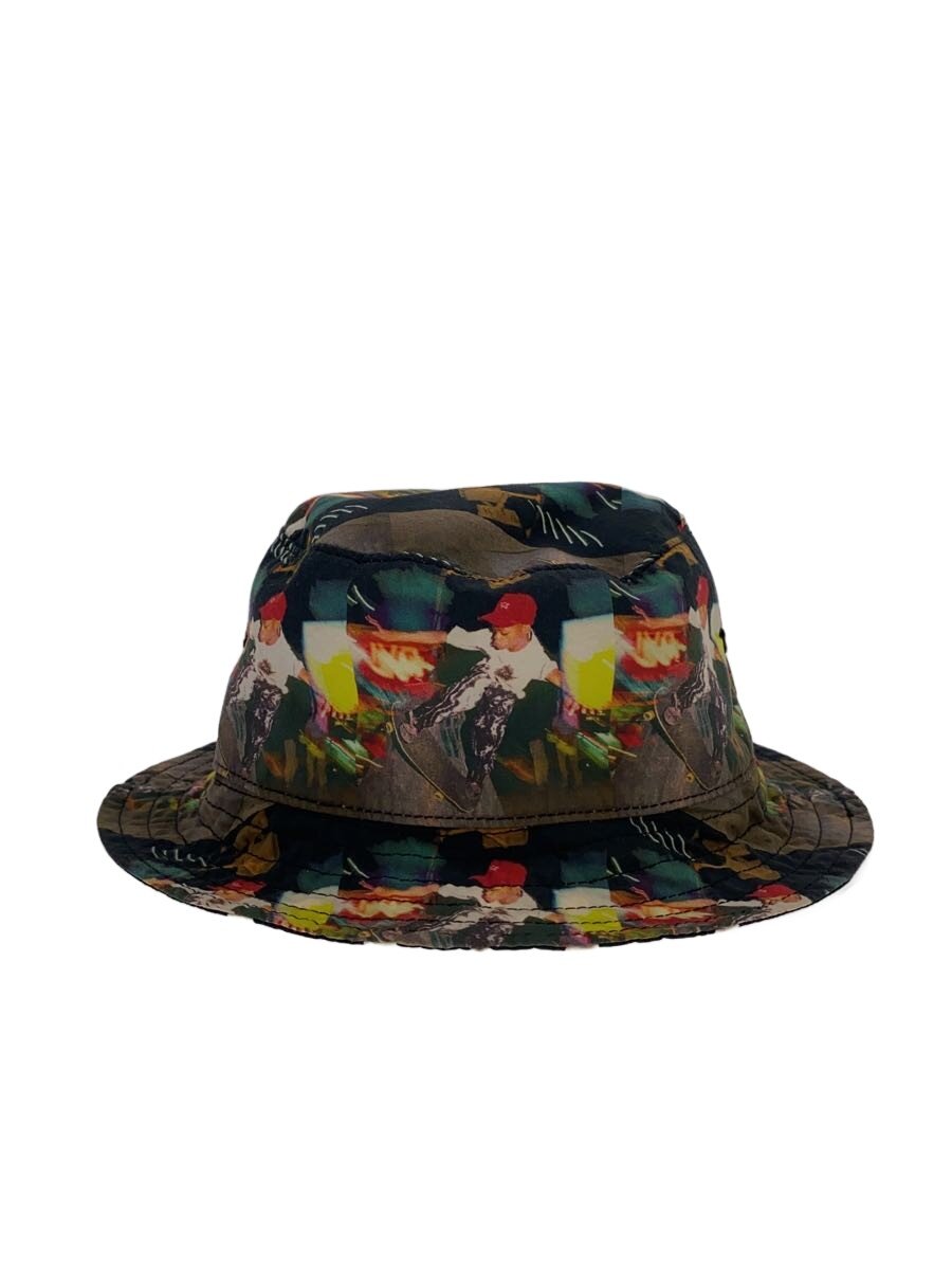 【中古】Supreme◆×COMME des GARCONS SHIRT/Reversible Crusher Hat/かぶり笠/M【服飾雑貨他】