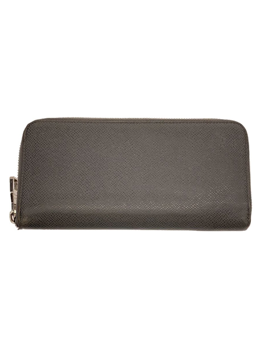 【中古】LOUIS VUITTON◆長財布/レザー/GRY/メンズ【服飾雑貨他】