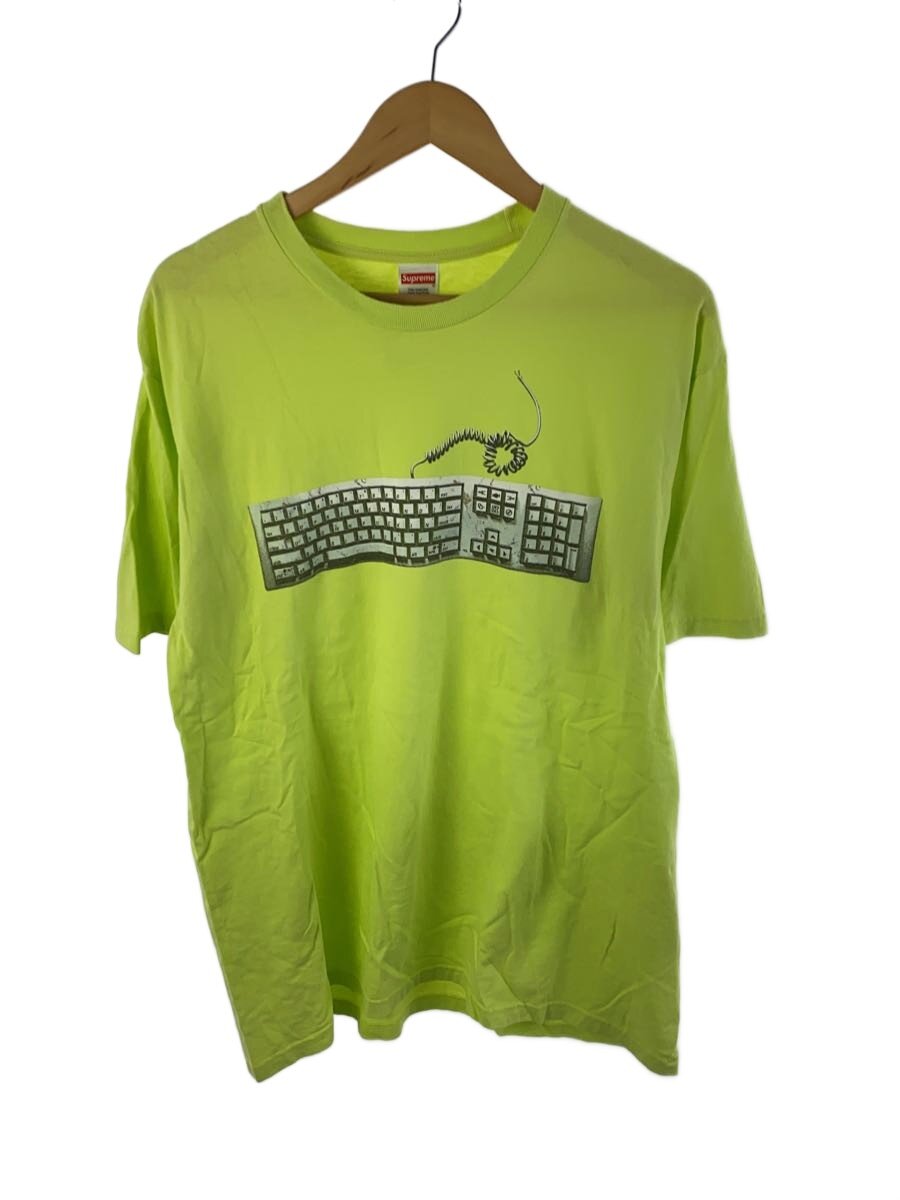 【中古】Supreme◆19SS/keybord tee/プルオーバー/L/綿織物/YLW/? NULL ?【メンズウェア】