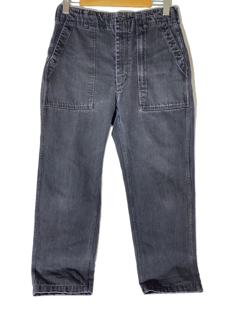 【中古】Engineered Garments◆USA製/下つ方/XS/ジーンズ/BLK/無地【メンズウェア】