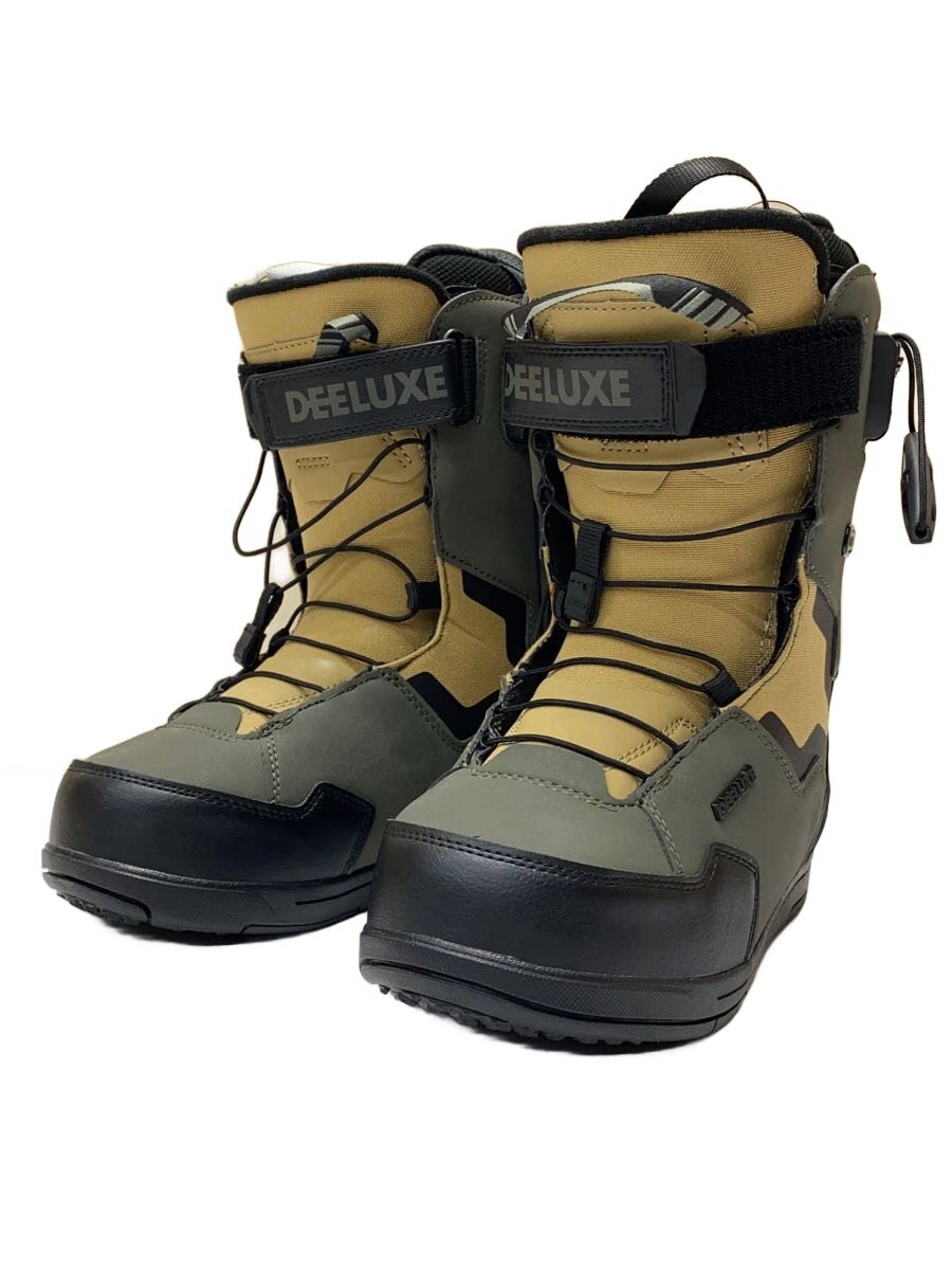 【中古】DEELUXE◆スノーボードブーツ/24.5cm/クイックレーシング/KHK/STAGE3 TEAM ID【スポーツ】