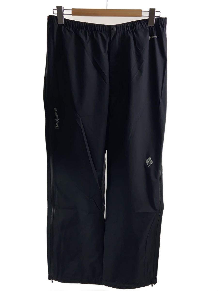 【中古】mont-bell◆GORE-TEX レインパンツ フルジップ MENS/XL/ナイロン/BLK/無地【メンズウェア】|2nd STREET 店