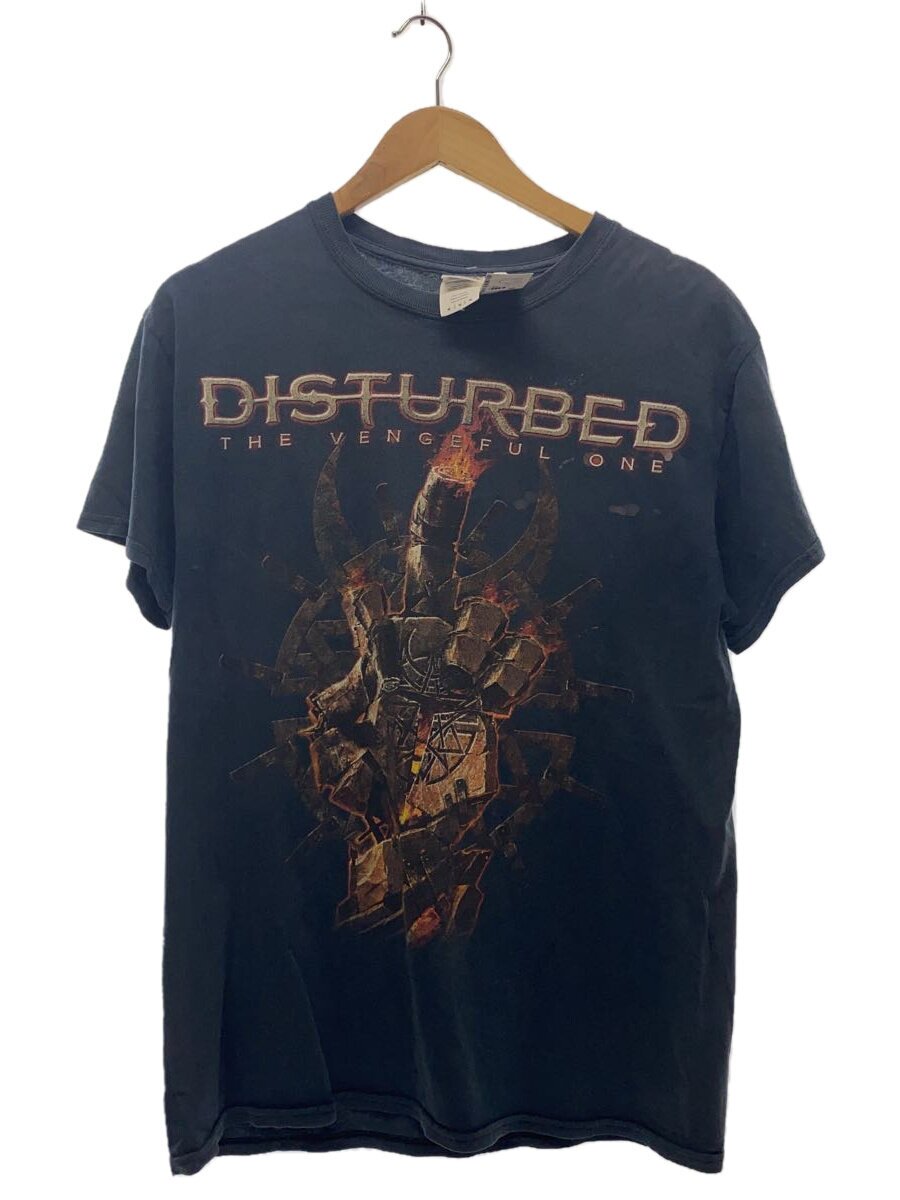 【中古】Disturbed/ヘヴィメタルバンド/プルオーバー/M/綿織物/BLK【メンズウェア】