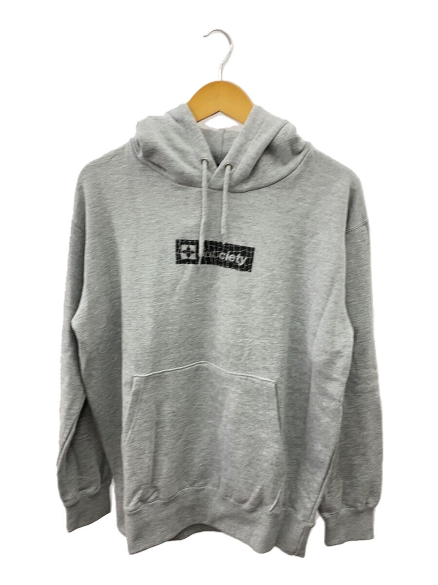 【中古】subciety◆パーカー/M/綿織物/GRY/無地【メンズウェア】