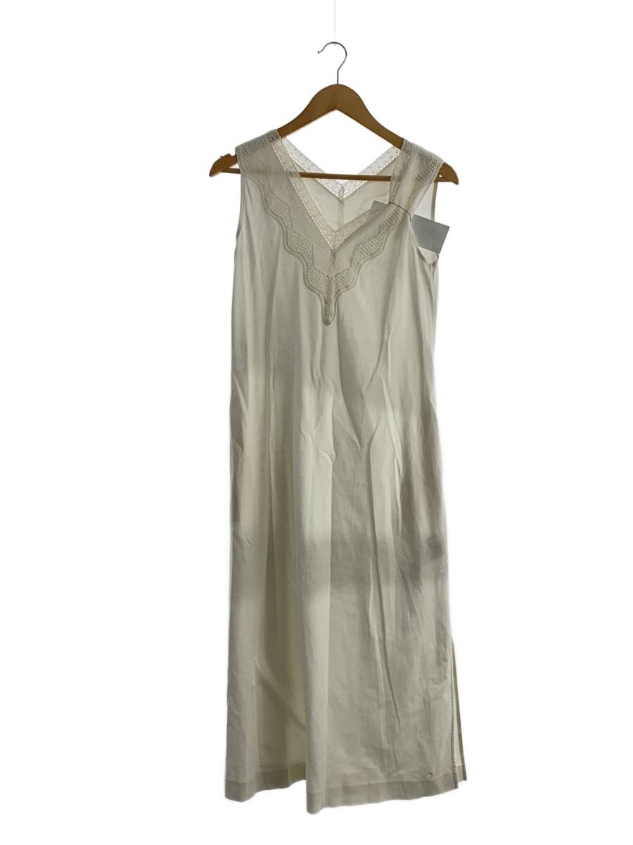【中古】ebure◆ノースリーブ衣装/38/綿織物/WHT/3310300650//【レディースお召しもの】