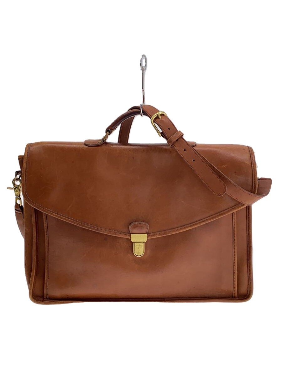 【中古】COACH◆御徒面子/なめし革/CML/無地/? NULL ?【御徒面子】