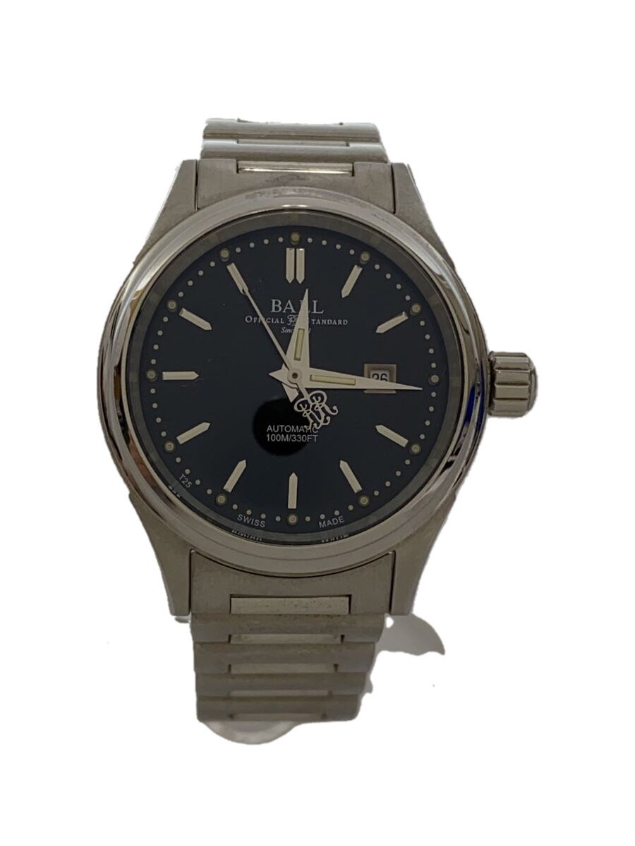 【中古】BALL WATCH◆自動小銃巻ウオッチ/アナログ/ステンレス鋼/NL2098C【服飾雑貨他】