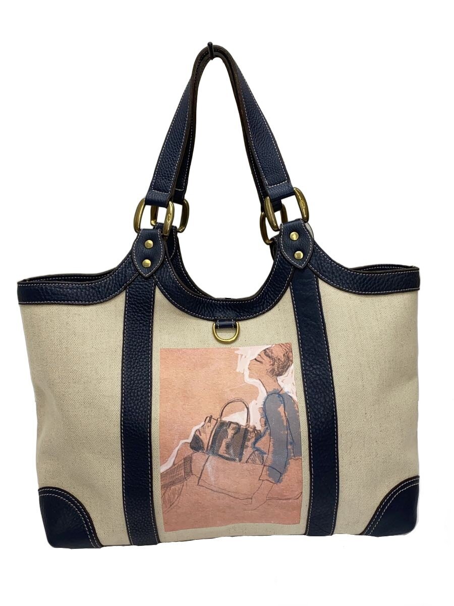 【中古】J\u0026M DAVIDSON◆トートバッグ/帆布/CRM【御徒面子】