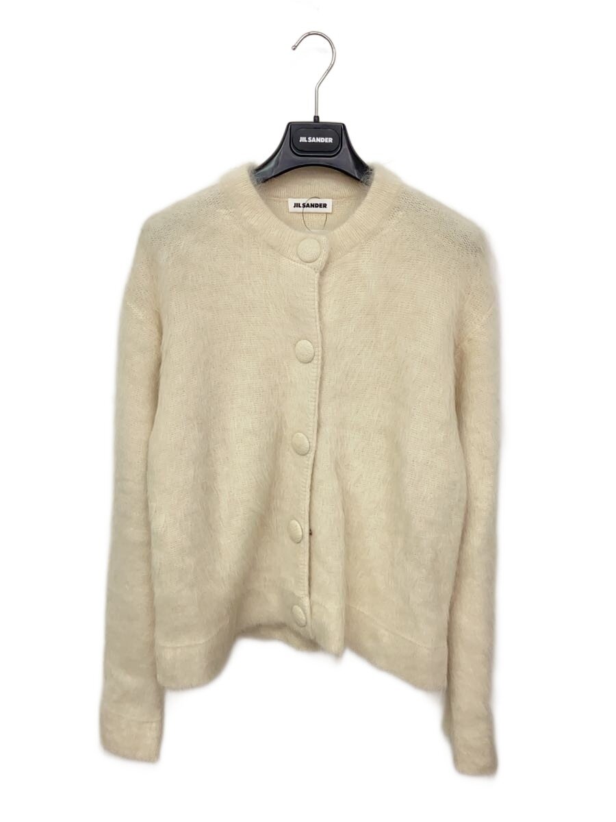 【中古】JIL SANDER◆ジレー(朦々たる)/38/アルパカ/CRM/無地/J02HP0008【レディースお召しもの】