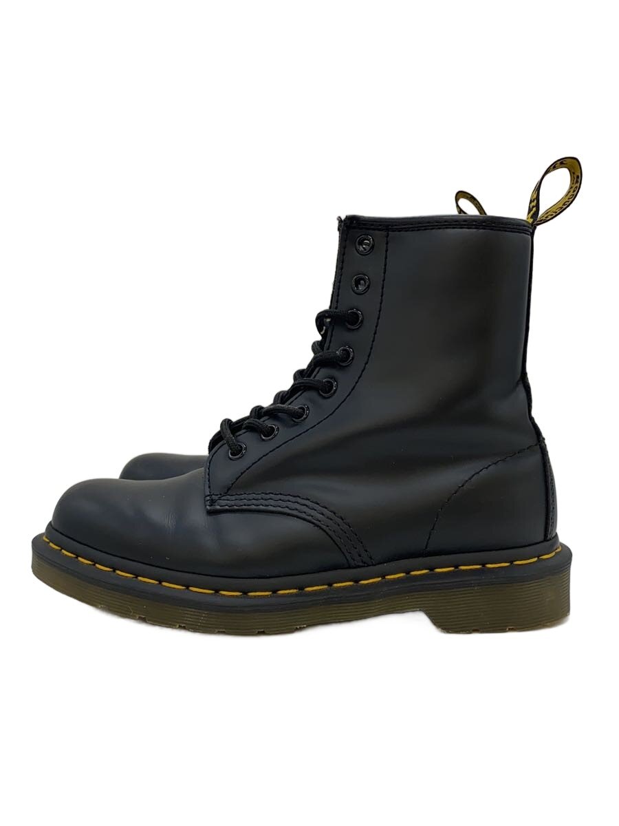 【中古】Dr.Martens◆8広座敷/ブーツ/UK/BLK/なめし革/11822【シューズ】