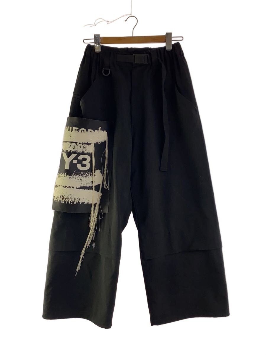 【中古】Y-3◆M SP PUN PANTS/ペインターパンツ/XS/ポリエステル/BLK/JN3704【メンズウェア】