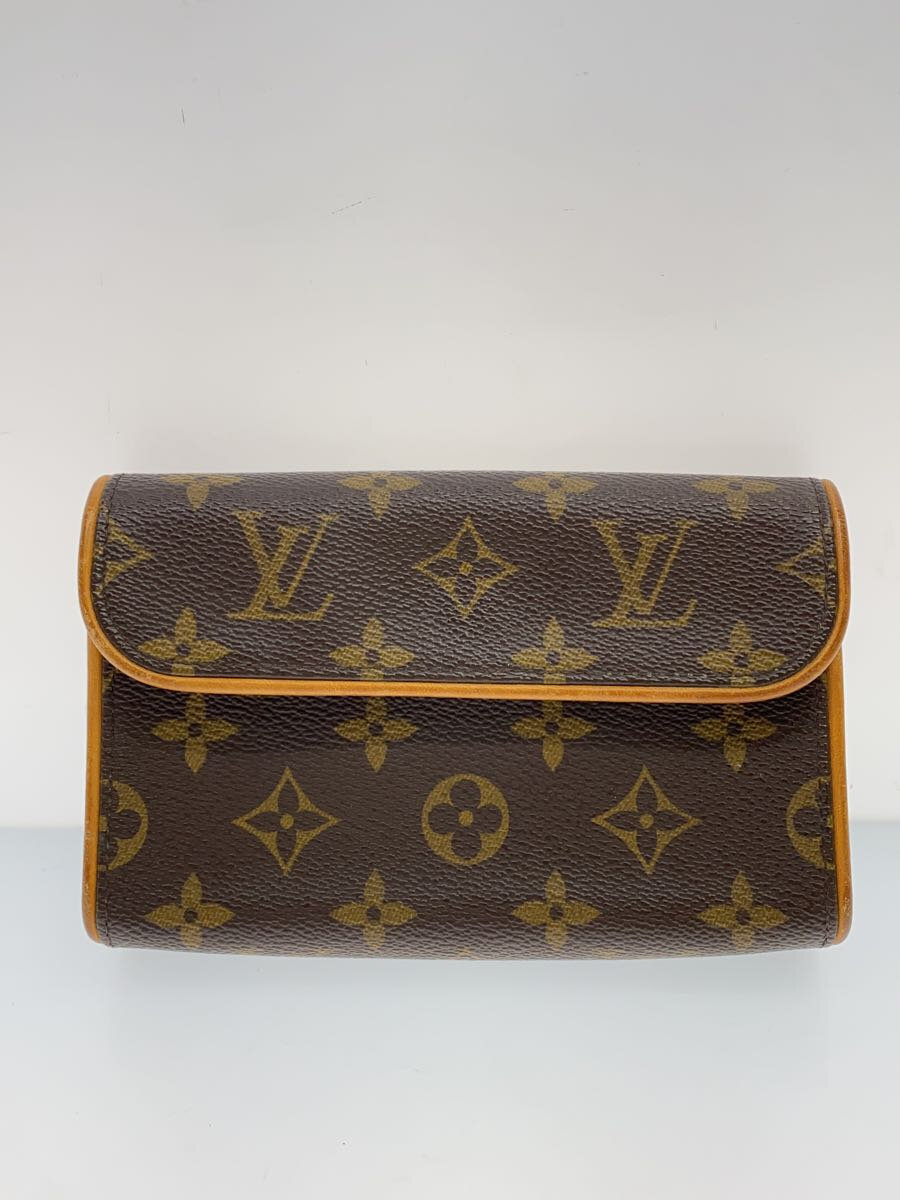 【中古】LOUIS VUITTON◆ポシェット・フロランティー/酉の方角御徒面子/PVC/BRW/M51855//【御徒面子】