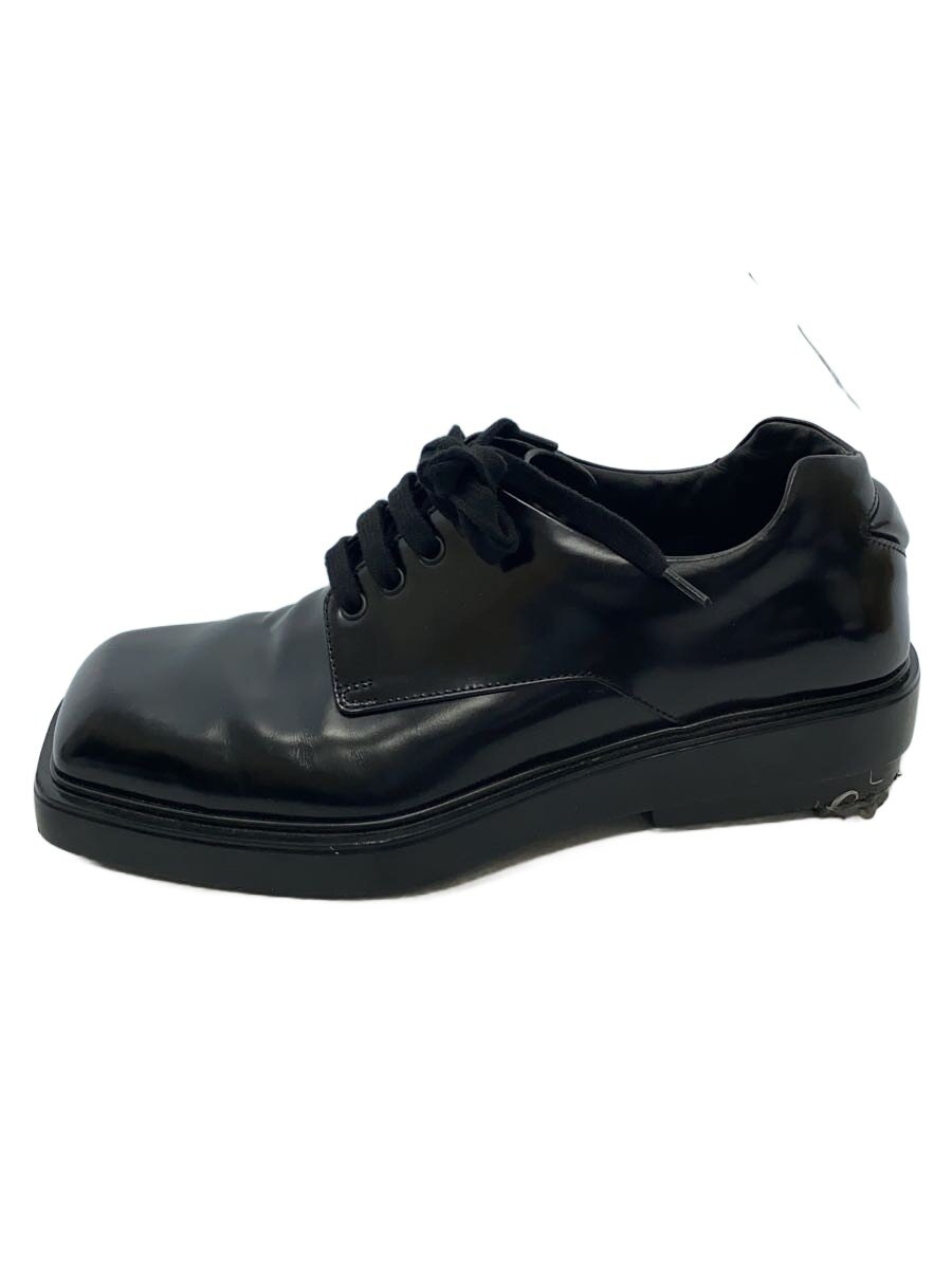 【中古】PRADA◆お召しものシューズ/UK7/BLK/なめし革/2EG427【シューズ】