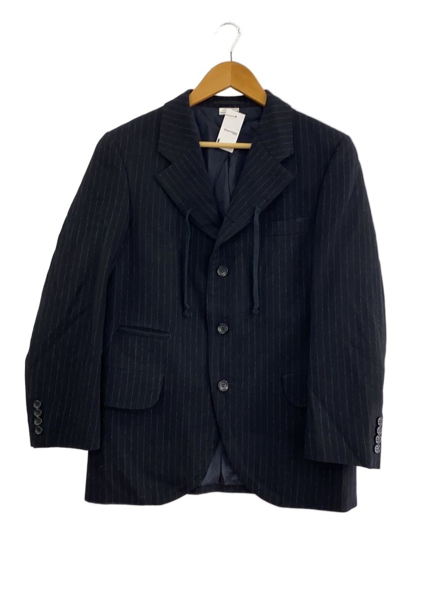 【中古】COMME des GARCONS HOMME DEUX◆AD2024/テーラードジャケット/S/ウール/BLK/ストライプ/DN-J035【メンズウェア】｜2ｎｄ STREET 店