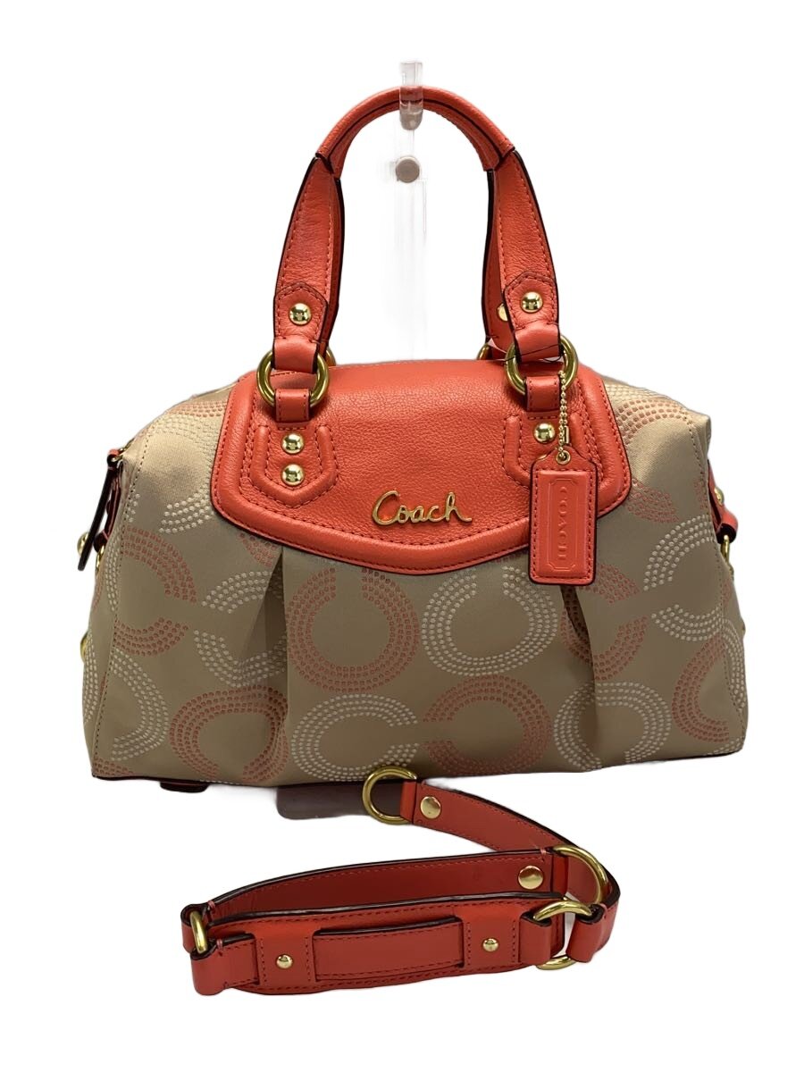 【中古】COACH◆ボストンバッグ_オプアート/キャンバス/ORN【バッグ】｜2ｎｄ STREET 店