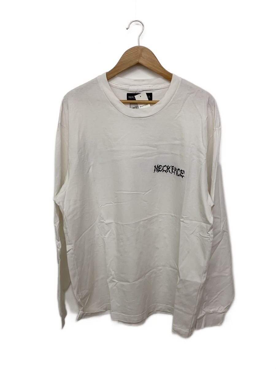 【中古】WACKO MARIA◆長袖プルオーバー/XL/綿織物/WHT//【メンズウェア】