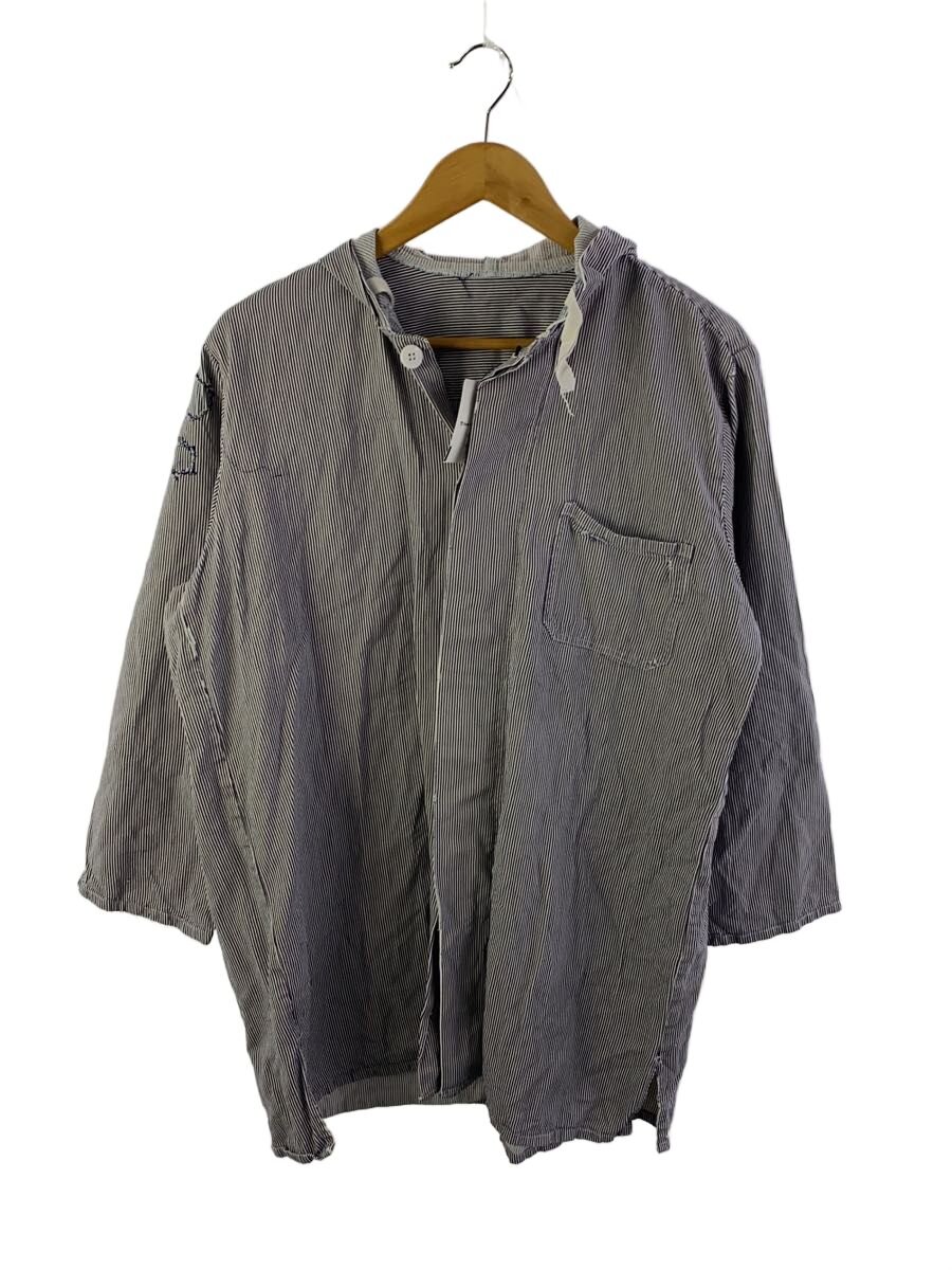【中古】SANFOR◆EV/hickory prisoner jacket/--/綿織物/NVY/縞模様//【メンズウェア】