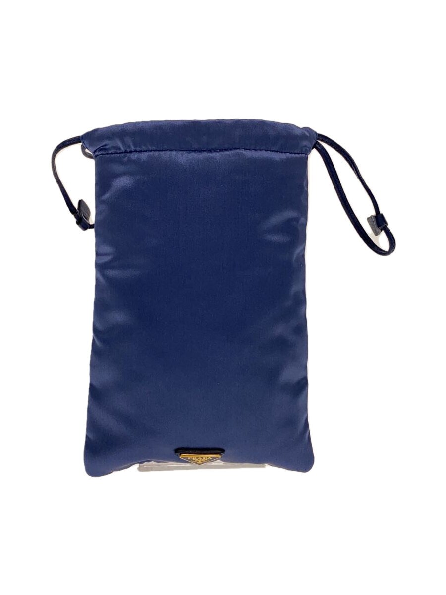 【中古】PRADA◆PRADA プラダ 合切袋/ナイロン/NVY【御徒面子】