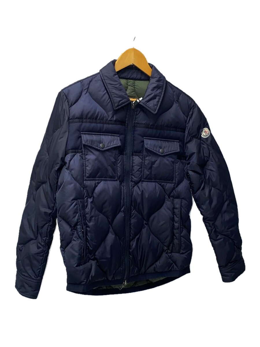 【中古】MONCLER◆落ちこむ上衣/--/ナイロン/NVY【メンズウェア】