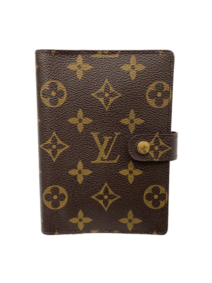 【中古】LOUIS VUITTON◆ルイヴィトン/議事日程PM_モノグラム_BRW/PVC/BRW/メンズ/R20005【服飾雑貨他】