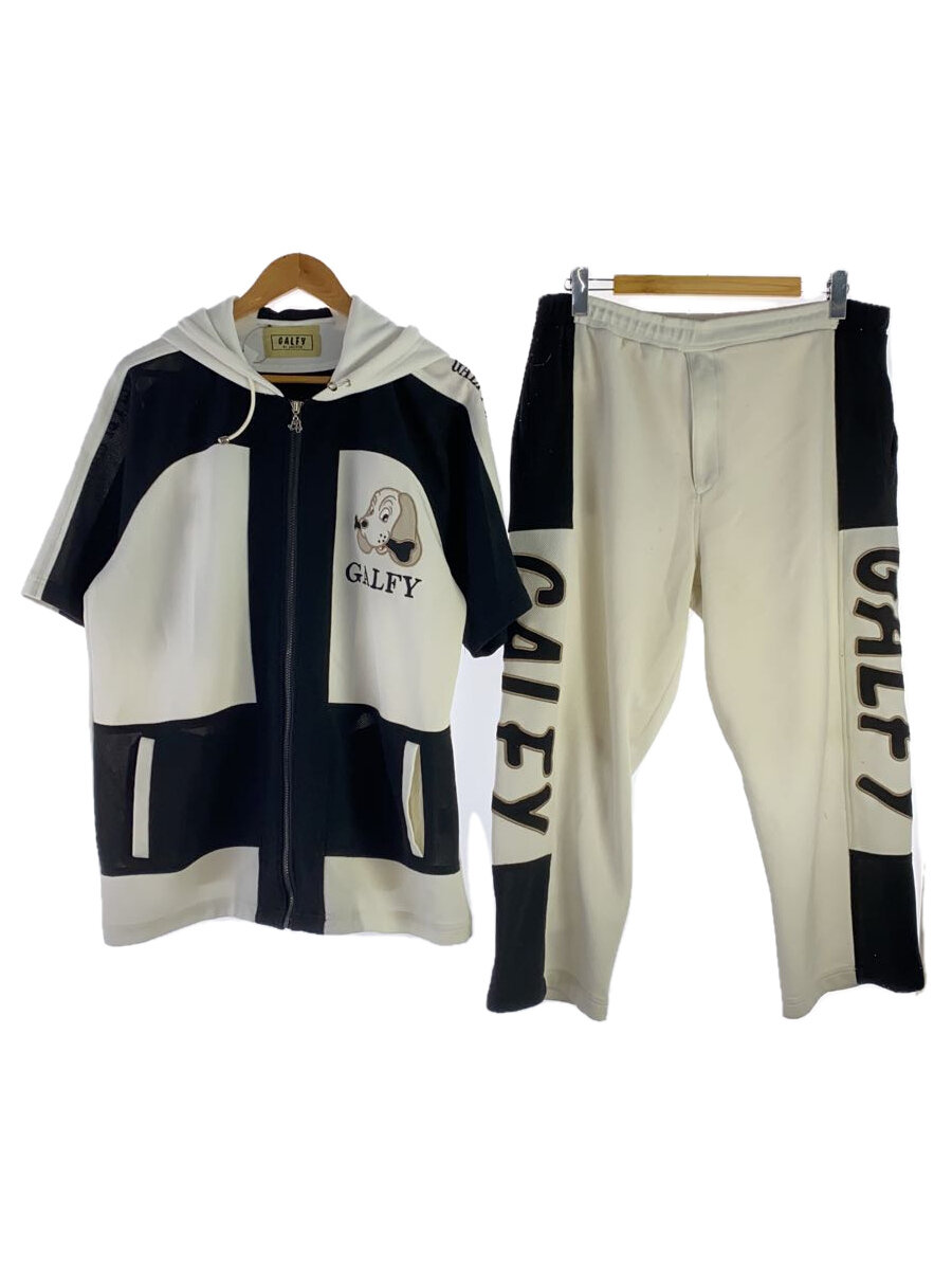 【中古】GALFY◆セットアップ/FREE/ポリエステル/BLK/12402//【メンズウェア】