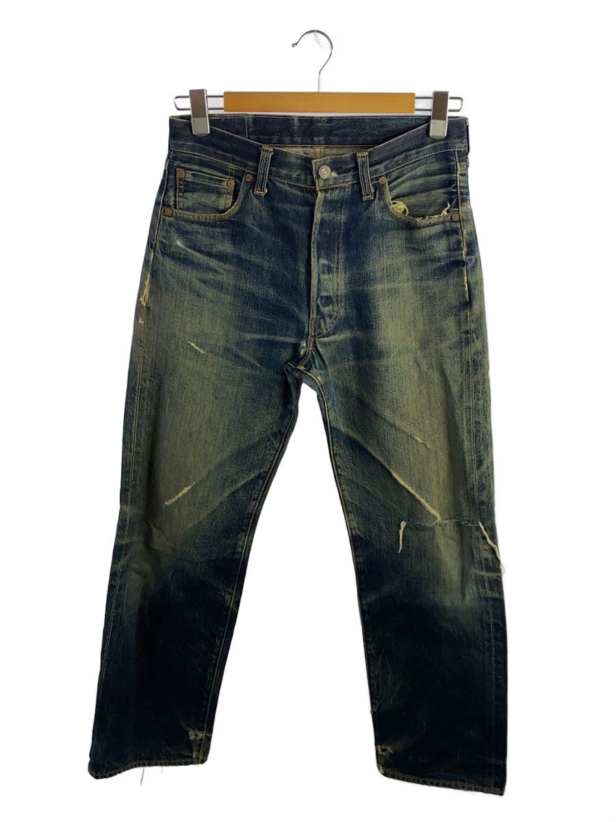 【中古】Levi’s◆リーヴァイズジーンズ/501XX/98年製/USA製/名取り草裏555/バレンシア/BIGE/31/綿織物/藍【メンズウェア】