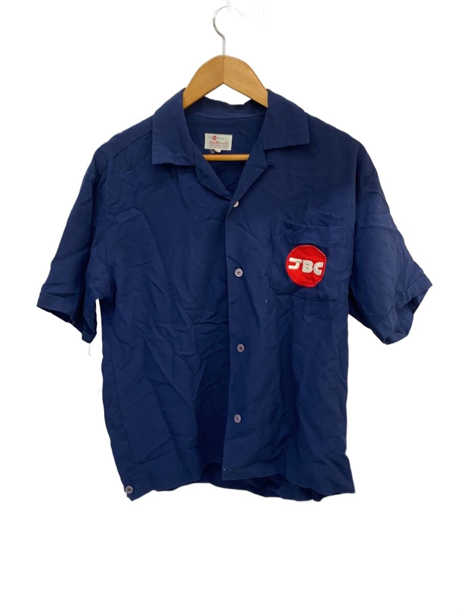 【中古】Sun Bros\u0026Co/50s～/ボウリングティーシャツ/差し上げ物/半袖ティーシャツ/1/--/NVY【メンズウェア】