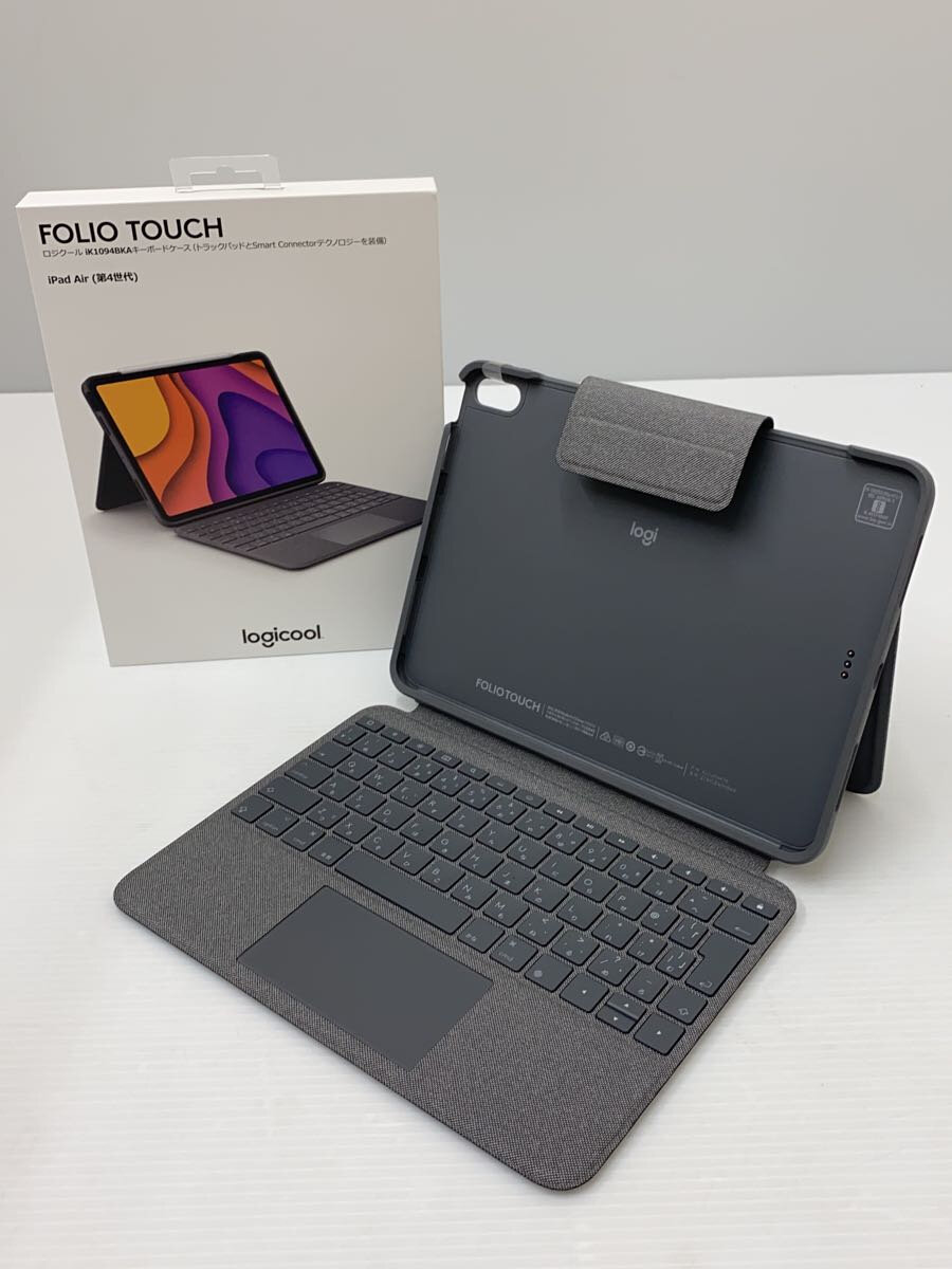 【中古】Logicool◆FOLIO TOUCH IPAD AIRキーボードケース第4世代ik1094bka【パソコン】