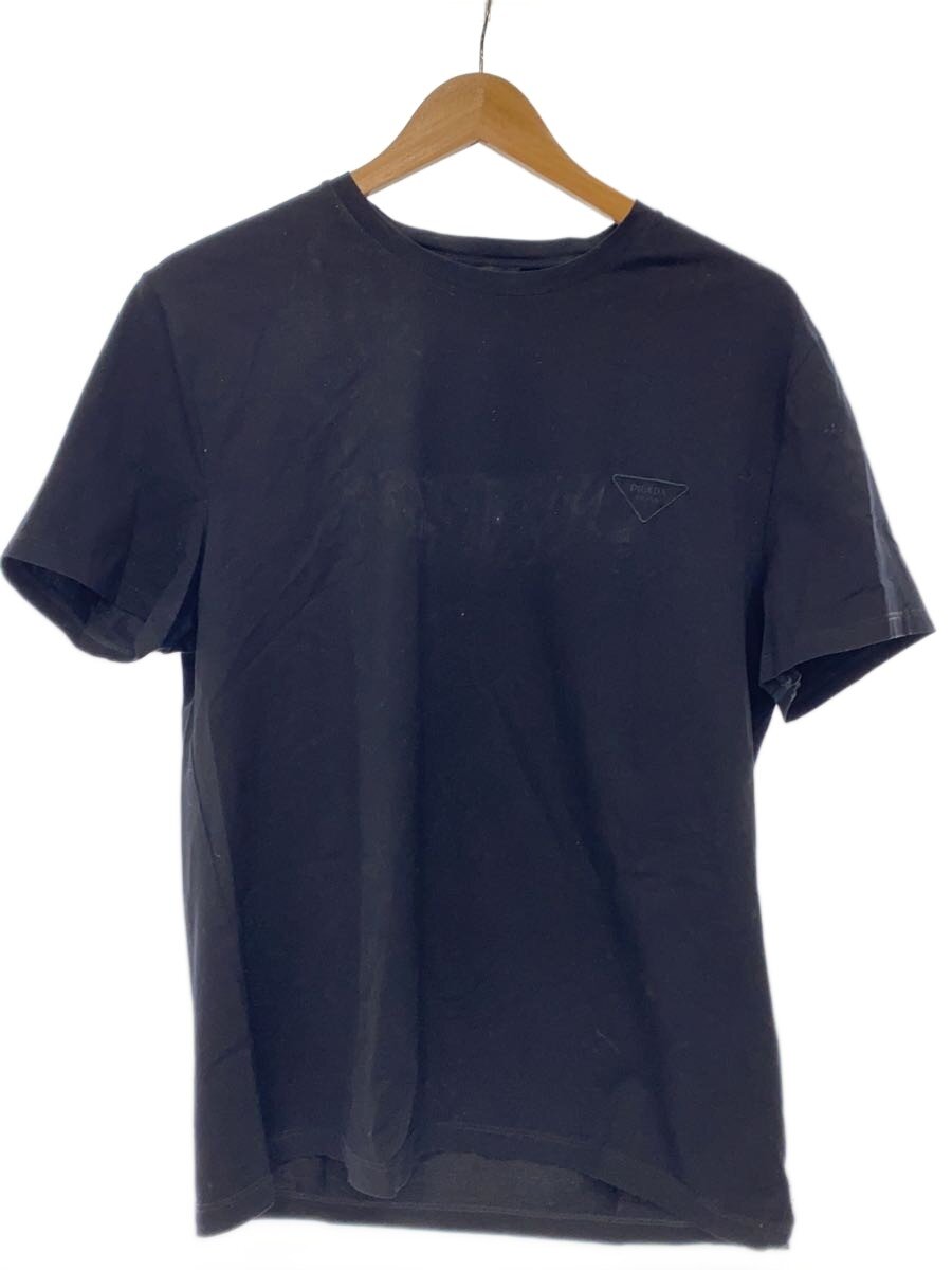 【中古】PRADA◆三角ロゴ/ストレッチコットン/Tシャツ/L/コットン/BLK/UJN712 S211 1YDP【メンズウェア】|2nd STREET 店